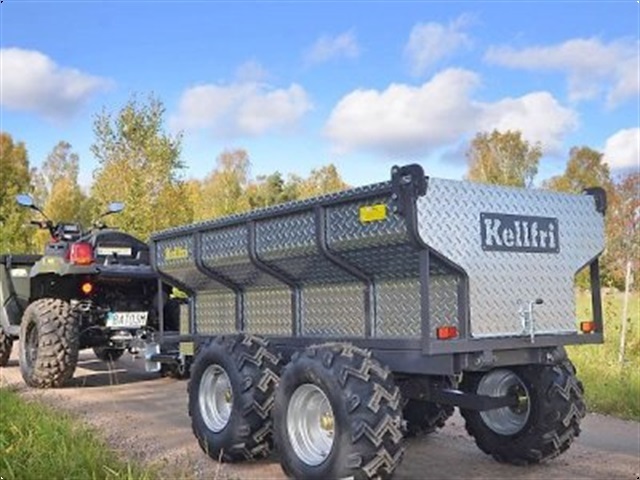 - - - Kellfri Kippanhänger Quad 1420 kg mit elektrohydraulischer Kippfunktion